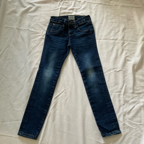 Hudson Jeans Blue Classic Straight-Leg Denim Girl Size 7 - Picture 1 of 12